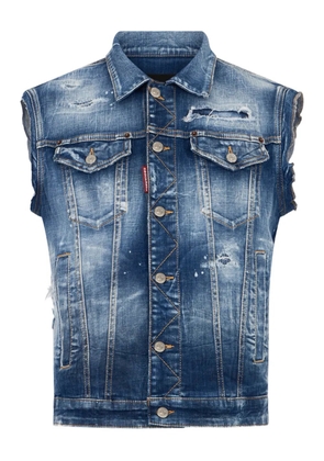 DSQUARED2 Side By Side gilet - Blue
