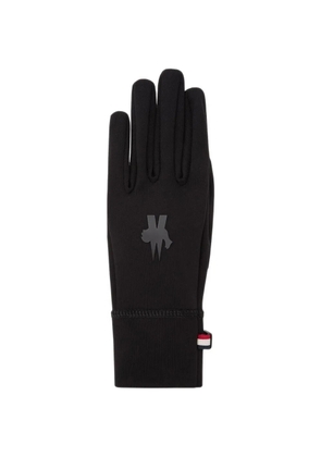 Moncler logo-detail gloves - Black