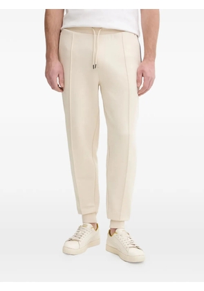 BOSS drawstring-detail cotton trousers - Neutrals
