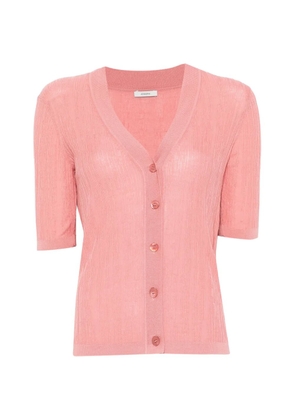 JOSEPH V-neck buttoned cardigan - Pink