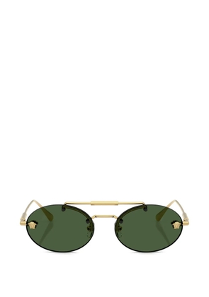 Versace Eyewear oval-frame sunglasses - Gold
