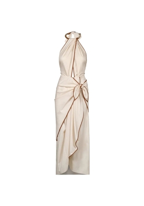 Johanna Ortiz Centro Del Cielo midi dress - Neutrals