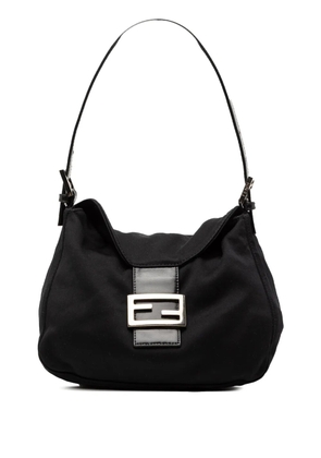 Fendi Pre-Owned 2000-2010 Neoprene Double Flap shoulder bag - Black