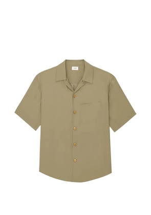 Saint Laurent geometric print shirt - Green