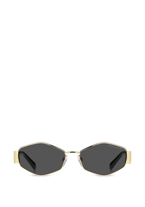 Marc Jacobs Eyewear geometric-frame sunglasses - Gold