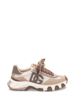 Dolce & Gabbana Country Road leather-logo sneakers - Neutrals
