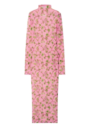 Off-White Ramage tulle maxi dress - Pink