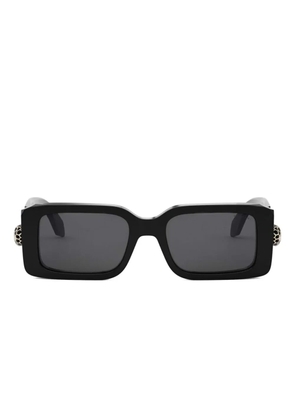 Bvlgari Serpenti Forever rectangle-frame sunglasses - Black