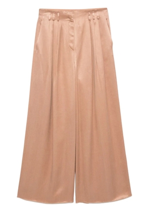 Giorgio Armani wide-leg trousers - Brown