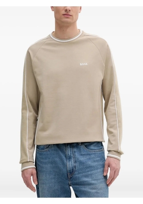 BOSS crew-neck sweatshirt - Neutrals