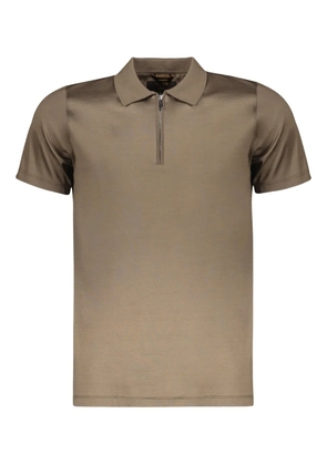 Moorer Jericho cotton polo shirt - Neutrals