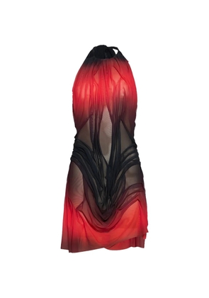 Di Petsa The Wetlook mini dress - Red