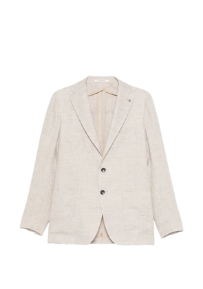 Tagliatore button-fastening blazer - Neutrals