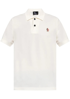 Moncler Grenoble logo-patch polo shirt - White