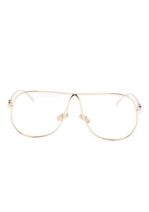 Miu Miu Eyewear oval-frame glasses - Gold