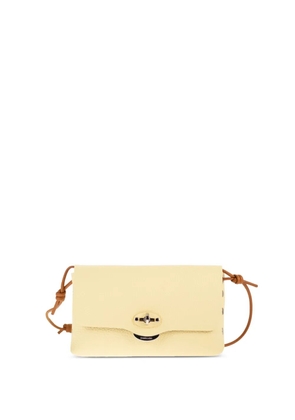 Zanellato small Lettera Pochette leather mini bag - Yellow