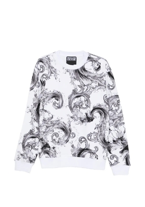 Versace Jeans Couture patterned sweatshirt - White