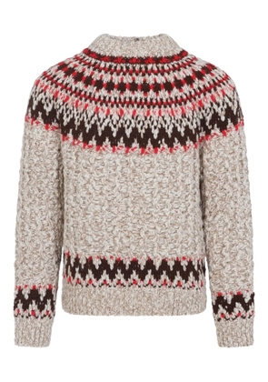 Moncler Grenoble patterned sweater - Neutrals