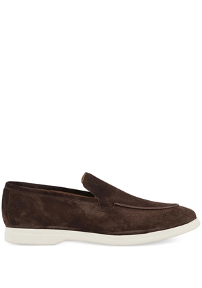 Tagliatore Simon slip-on suede loafers - Brown