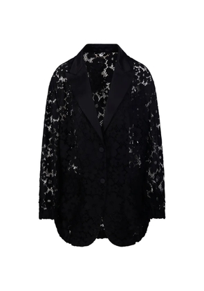 FENDI floral-lace jacket - Black