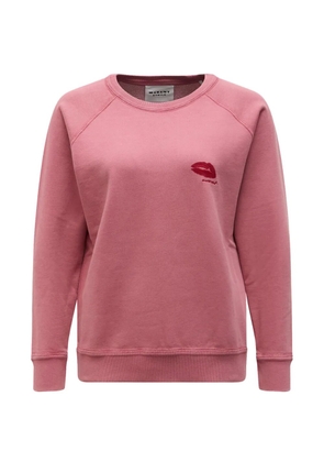 MARANT ÉTOILE embroidered sweatshirt - Pink