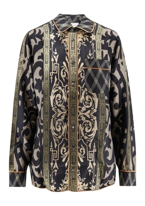 Pierre-Louis Mascia buttoned long-sleeved shirt - Black