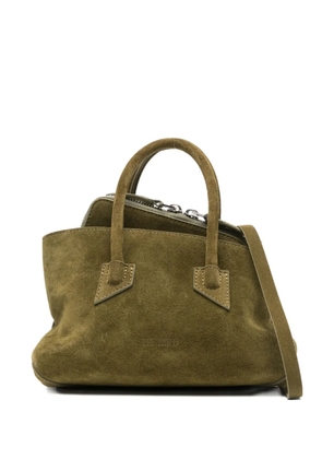 The Attico suede tote bag - Green