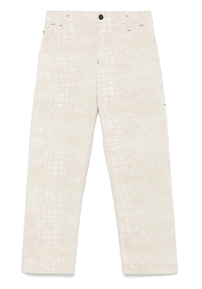 Jacquemus The Fernando de-Nîmes trousers - Neutrals