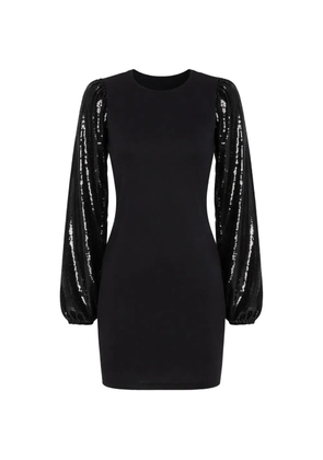 Michael Kors sequin sleeve dress - Black