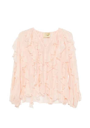 Momoni Canela ruffled blouse - Pink