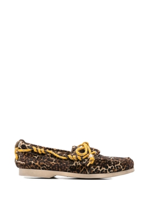 Golden Goose leopard-print loafers - Neutrals