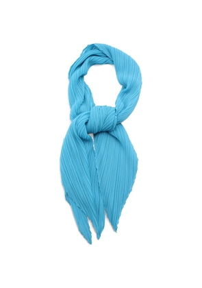 Pleats Please Issey Miyake Monthly January pleated scarf - Blue