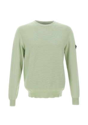 Peuterey logo-patch crew-neck sweatshirt - Green