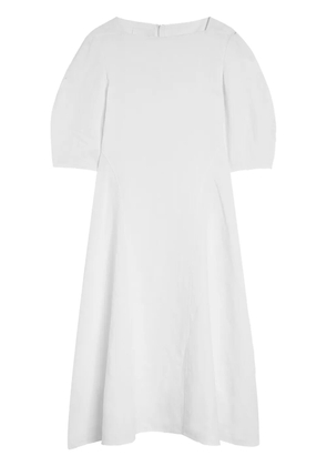 Jil Sander puff-sleeves dress - White