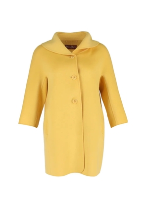 Max Mara Palazzi shawl collar coat - Yellow