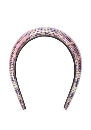 Burberry Check mesh headband - Pink