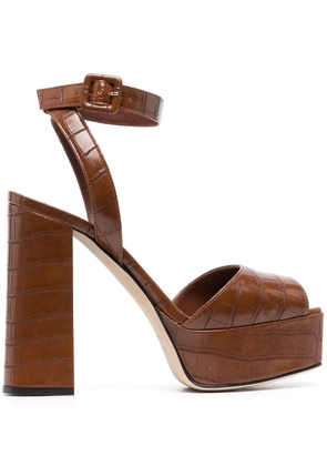 Giuseppe Zanotti Tarifa open-toe 130mm heel sandals - Brown