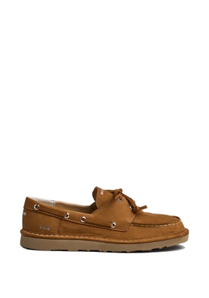 PANCHIC lace-up boat shoes - Brown