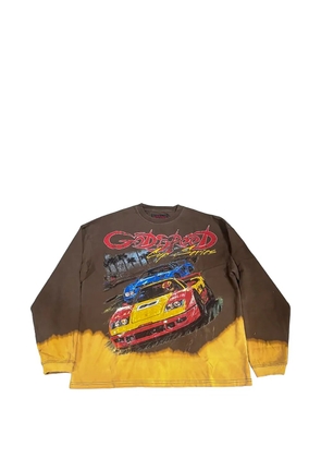 GODSPEED bleached-effect sweatshirt - Brown