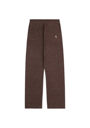 Sporty & Rich embroidered-logo trousers - Brown