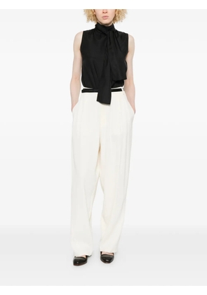 DARKPARK Phebe pleated trousers - White