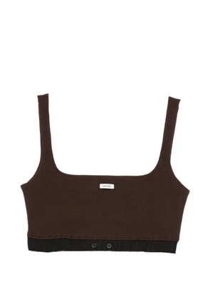 ENTIRE STUDIOS Lounge top - Brown