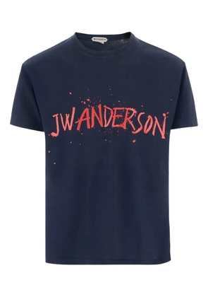 JW Anderson logo-print T-shirt - Blue