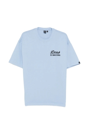 Deus Ex Machina logo-detail T-shirt - Blue