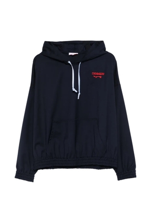 Charles Jeffrey Loverboy Ears Kagool drawstring hoodie - Blue