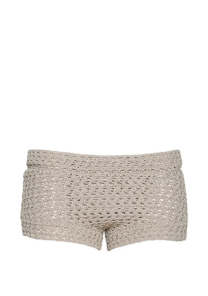 TROPIC OF C crochet shorts - Neutrals