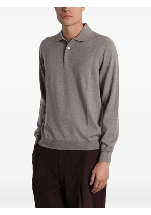 Tagliatore buttoned polo shirt - Grey