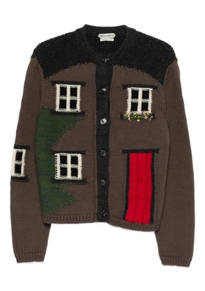 JW Anderson panelled cardigan - Brown