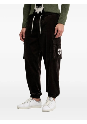 Ea7 Emporio Armani corduroy pocket trousers - Brown