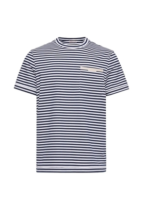 Moncler striped T-shirt - Blue